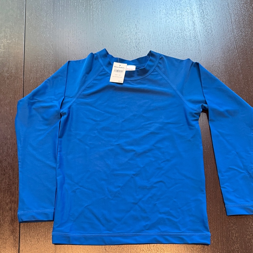 Hanna Andersson Bright Blue Kids Rashguard